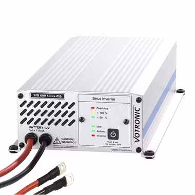 Votronic Sinus Wechselrichter 600W mit Netzvorrangschaltung für Mercedes-Benz Marco Polo und andere Camper Vans Wohnmobile Wohnwagen