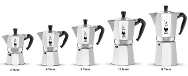 Bialetti Moka Express aluminium espresso maker perfect for camping with the Mercedes-Benz Marco Polo