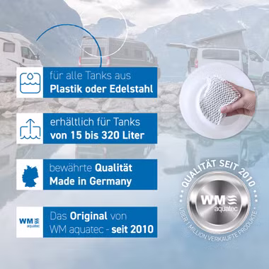Silbernetz Wasserkonservierung für Mercedes Marco Polo Wassertank Ag+, Automatische Wasserkonservierung, Biofilm, Silberionen, Silbernetz, Wasserkonservierung Mercedes Marco Polo Zubehör Shop - 1sternehotel - alles für den Mercedes Marco Polo