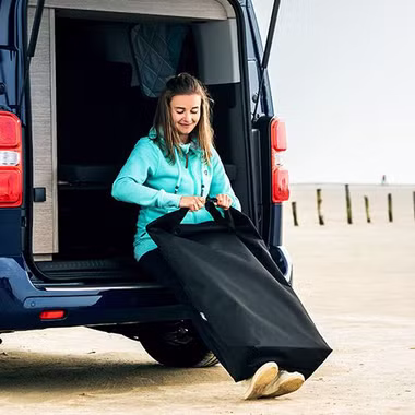 Packsack für Project Camper Magnet Thermomatten / Isomatten Packsack zur Aufbewahrung von Magnet-Thermomatten mit praktischem Rollverschluss
