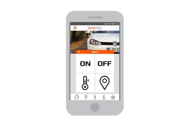APP Steuerung Luftzusatzheizung (Standheizung unter Fahrersitz) für V Klasse, Marco Polo, Horizon, Activity (W447) ab BJ2014
