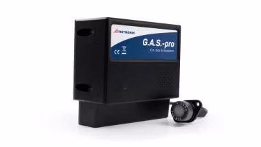 Thitronik G.A.S.-pro Détecteur de gaz à montage fixe - Connexion à la batterie en saillie