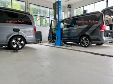 Verstärkte Federn für Mercedes-Benz V Klasse, Vito (Tourer), Marco Polo, Horizon, Activity W447 ab Baujahr 10.2014