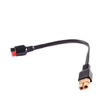 WATTSTUNDE® AK-APP-XT60 Câble adaptateur SolarBuddy/Valises solaires vers EcoFlow, Anderson Power Pole mâle vers XT60 mâle