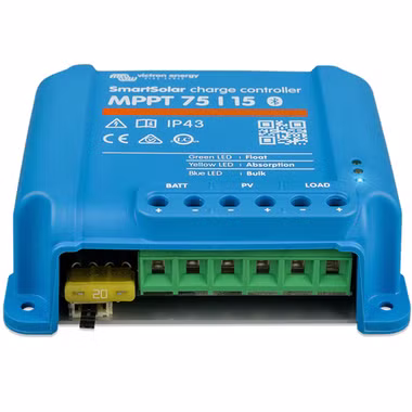 Victron Energie MPPT Smart Solar charge controller - MPPT SmartSolar 75/15 including Bluetooth and smartphone app