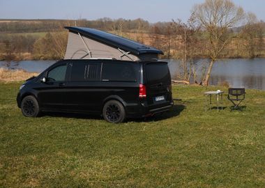 Manuelle Niveauregulierung per App zum Campen für Mercedes-Benz V Klasse W447 mit Airmatic Fahrwerk