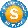 Sceau ShopVote dans blue