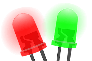 Symbolbild von 2 LEDs