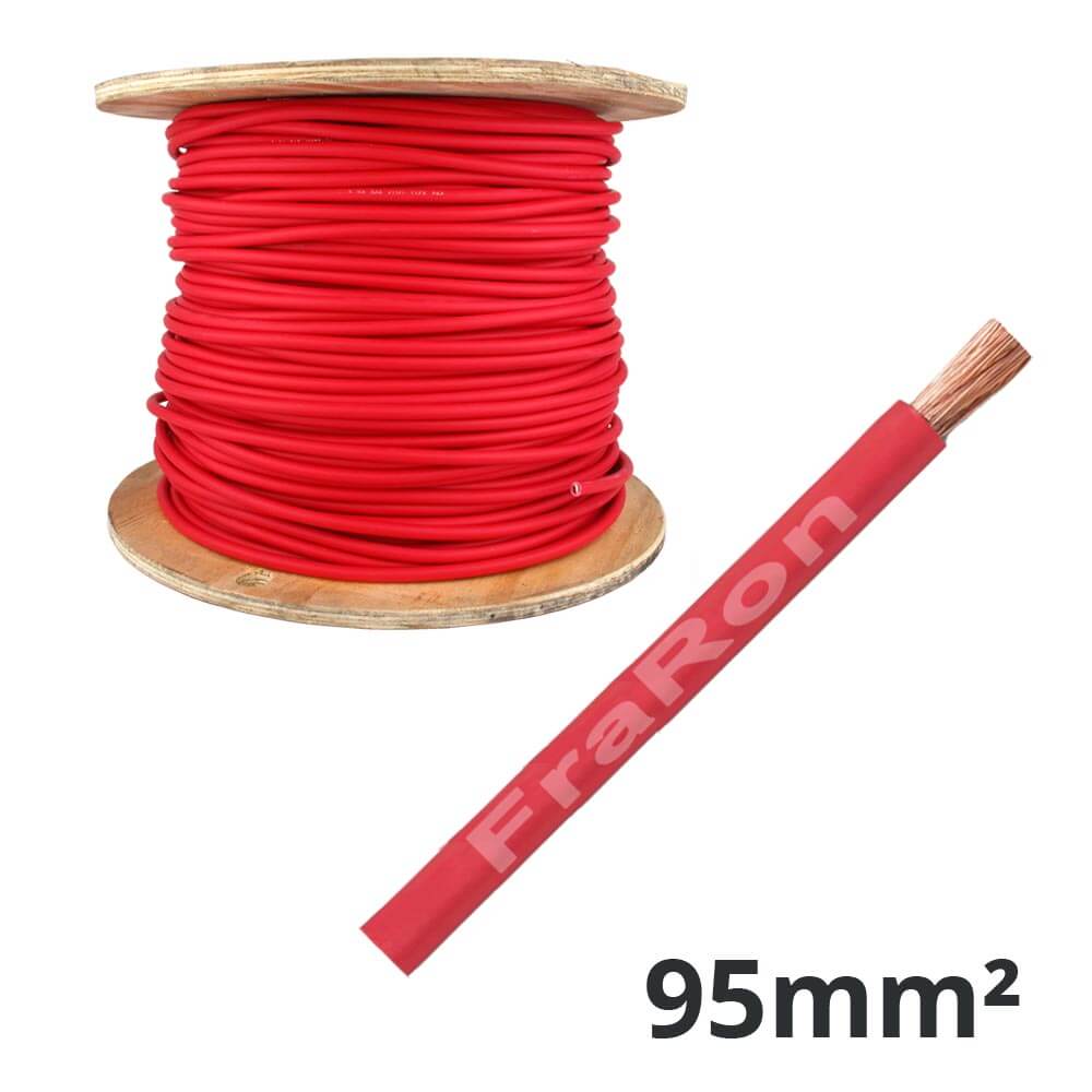 60mm2 Black Red 415 A Amps Flexible PVC Battery Welding Cable FREE LUG PER METRE 60mm2 Black Red 415 A Amps Flexible PVC Battery Welding Cable FREE LUG PER METRE