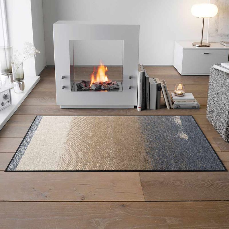 Fußmatte wash+dry Design Medley beige 75x120 cm