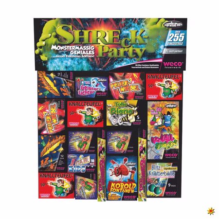 Shreck Party Box Kinderfeuerwerk Weco Feuerwerk kaufen Shreck Party Box Kinderfeuerwerk Weco Feuerwerk kaufen