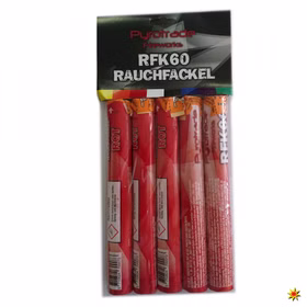 Rote Rauchfackel  von Pyrotrade Handfackel Notfackel