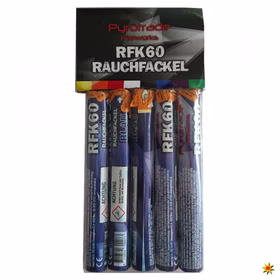 Rauchfackel Blau von Pyrotrade Handfackel Notfackel