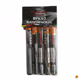 Schwarze Rauchfackel von Pyrotrade Handfackel Notfackel