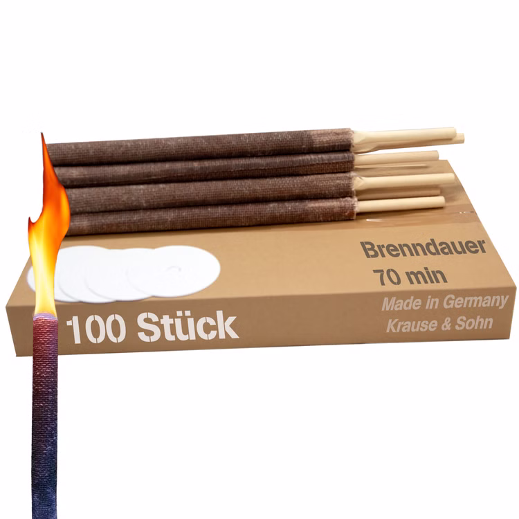 100x Hochwertige Fackeln made in Germany 70 Min. Brennzeit 40cm lang Pechfackel Wachsfackel Fackeln Fackelwanderung Party Deko Garten-Deko Premium Fackel 100x Hochwertige Fackeln made in Germany 70 Min. Brennzeit 40cm lang Pechfackel Wachsfackel Fackeln Fackelwanderung Party Deko Garten-Deko Premium Fackel