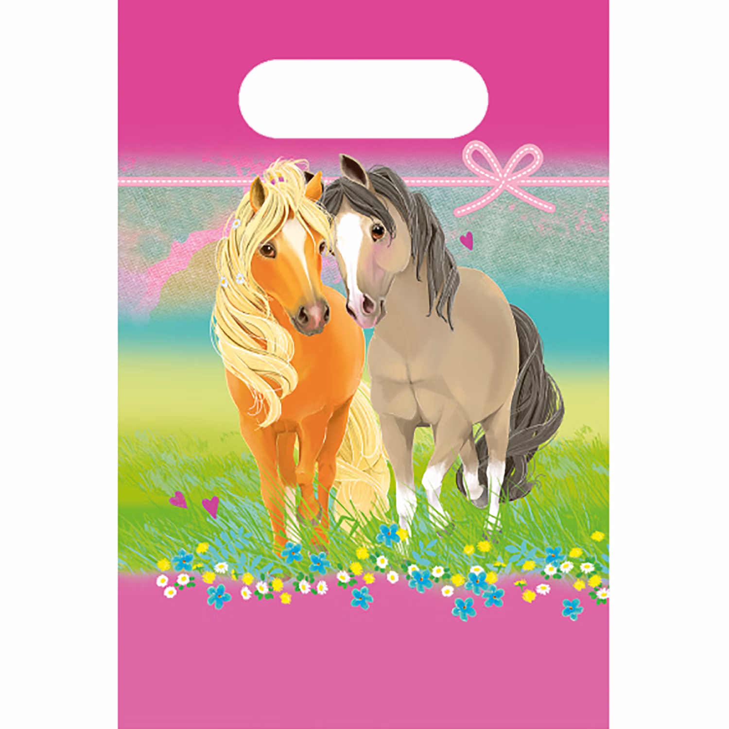 Pferde Party-Set Kindergeburtstag Deluxe Best Friends 70 Teile Party-Geschirr Tiermotive Pferde Pony rosa Mädchen Tischdeko Mottoparty Pferde Party-Set Kindergeburtstag Deluxe Best Friends 70 Teile Party-Geschirr Tiermotive Pferde Pony rosa Mädchen Tischdeko Mottoparty