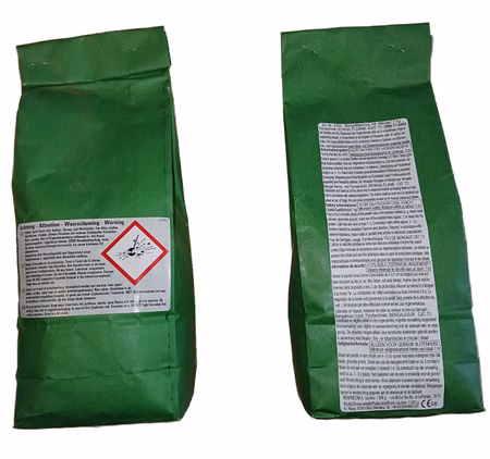 Rauchpulver weiß, für technische Anwendungen, 1000g pro Packung Rauchpulver weiß, für technische Anwendungen, 1000g pro Packung