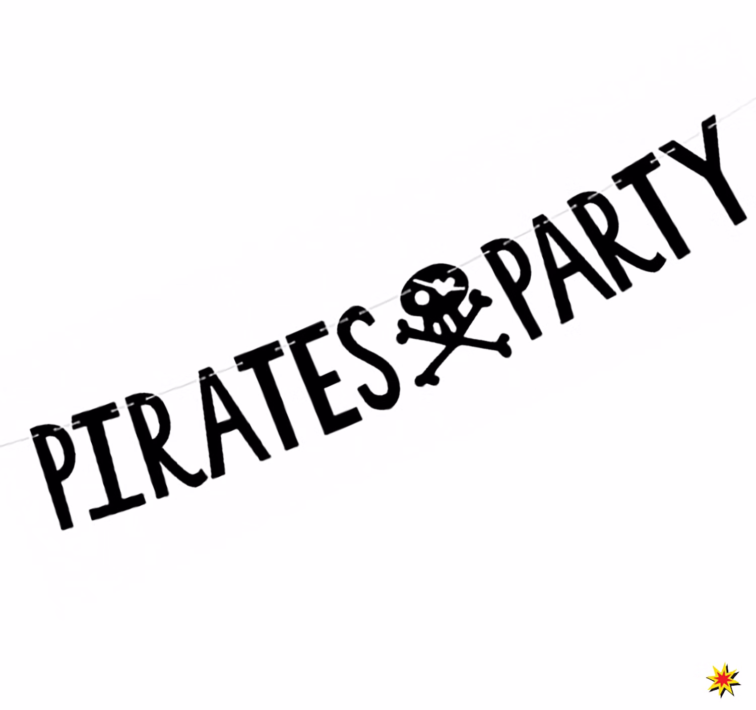 Party-Set Kinder Geburtstag Pirat Deko Luftballons, 72-tlg. deluxe Kindergeburtstag Mottoparty Kinderfasching