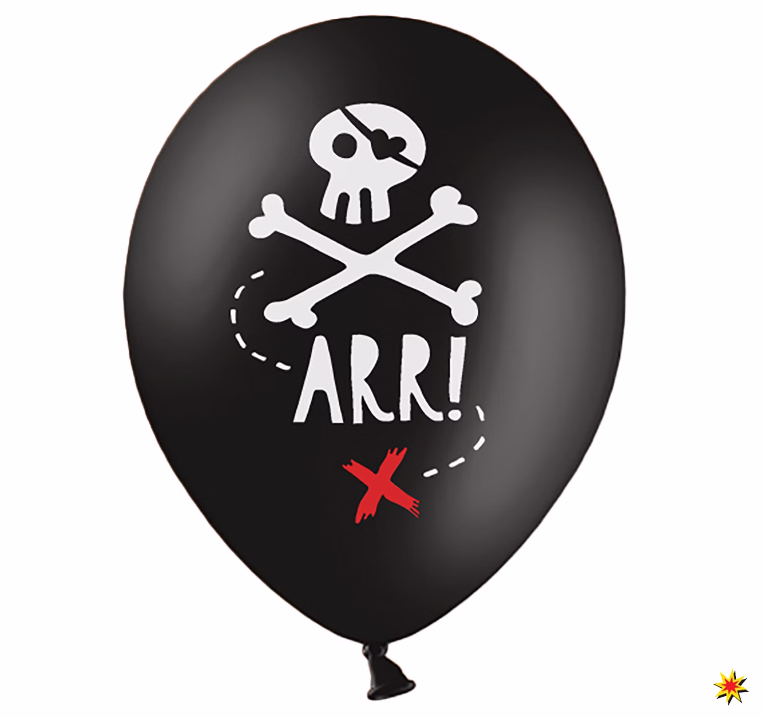 Party-Set Kinder Geburtstag Pirat Deko Luftballons, 72-tlg. deluxe Kindergeburtstag Mottoparty Kinderfasching