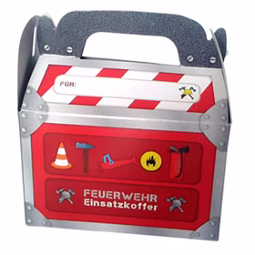 XXL Party-Set Kindergeburtstag Feuerwehr für 6 Kinder 81 Teile Geschirr Geburtstag Jungen Mottoparty XXL Party-Set Kindergeburtstag Feuerwehr für 6 Kinder 81 Teile Geschirr Geburtstag Jungen Mottoparty