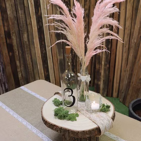 Holzscheibe Baumscheibe Deko Hochzeit 1 Stück 35-38 cm x 3,5 cm Tisch-Deko Geburtstag Sommer-Party Mottoparty DIY Dekoration Holzscheibe Baumscheibe Deko Hochzeit 1 Stück 35-38 cm x 3,5 cm Tisch-Deko Geburtstag Sommer-Party Mottoparty DIY Dekoration