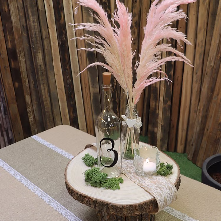 Holzscheibe Baumscheibe Deko Hochzeit 1 Stück 35-38 cm x 3,5 cm Tisch-Deko Geburtstag Sommer-Party Mottoparty DIY Dekoration Holzscheibe Baumscheibe Deko Hochzeit 1 Stück 35-38 cm x 3,5 cm Tisch-Deko Geburtstag Sommer-Party Mottoparty DIY Dekoration