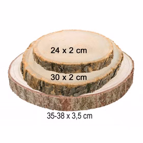 Baumscheiben-Set Holzscheiben 3 verschiedene Größen DIY Deko Zubehör Sommer-Party Baumscheiben-Set Holzscheiben 3 verschiedene Größen DIY Deko Zubehör Sommer-Party