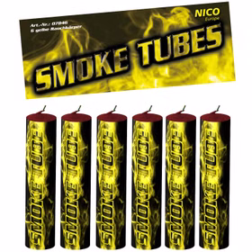 Rachfackeln Smoke Tube Gelb 50 Sekunden, farbiger Rauch Rachfackeln Smoke Tube Gelb 50 Sekunden, farbiger Rauch
