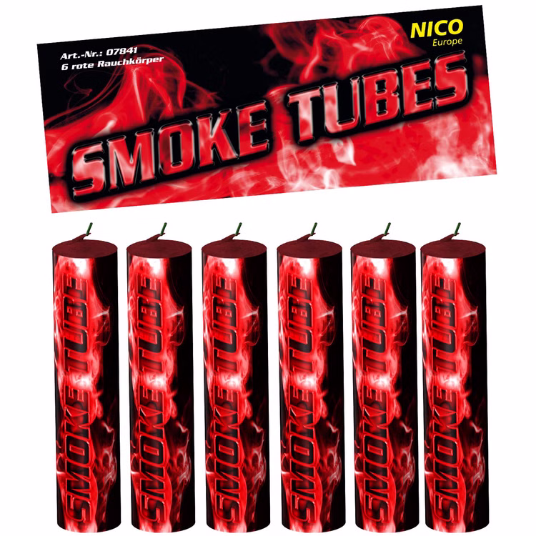 Rachfackeln Smoke Tube Rot 50 Sekunden, farbiger Rauch Rachfackeln Smoke Tube Rot 50 Sekunden, farbiger Rauch