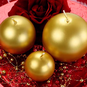 Runde Kerzen 10 Stück 6 cm Kugelkerzen Deko roséfarben goldfarben Hochzeit Weihnachten Geburtstag Tisch-Deko Runde Kerzen 10 Stück 6 cm Kugelkerzen Deko roséfarben goldfarben Hochzeit Weihnachten Geburtstag Tisch-Deko