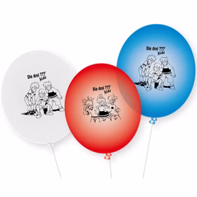 Die drei ??? Kids Party-Set Kindergeburtstag 8 Kinder 53-tlg. Pappgeschirr Mottoparty Tischdeko Luftballons Deko Die drei Fragezeichen Zubehör Die drei ??? Kids Party-Set Kindergeburtstag 8 Kinder 53-tlg. Pappgeschirr Mottoparty Tischdeko Luftballons Deko Die drei Fragezeichen Zubehör
