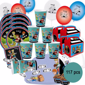 XXL Die drei ??? Kids Party-Set Kindergeburtstag 8 Kinder 117 Teile Pappgeschirr Mottoparty Tischdeko Luftballons Deko Die drei Fragezeichen Zubehör XXL Die drei ??? Kids Party-Set Kindergeburtstag 8 Kinder 117 Teile Pappgeschirr Mottoparty Tischdeko Luftballons Deko Die drei Fragezeichen Zubehör