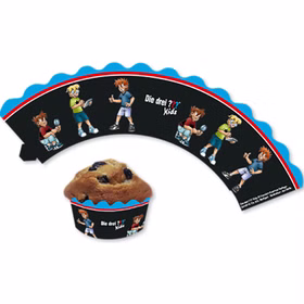 XXL Die drei ??? Kids Party-Set Kindergeburtstag 8 Kinder 117 Teile Pappgeschirr Mottoparty Tischdeko Luftballons Deko Die drei Fragezeichen Zubehör Muffinform