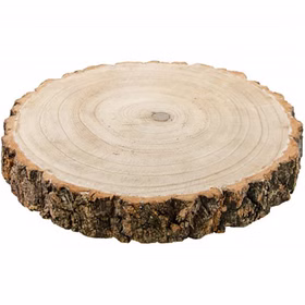 Holzscheibe Baumscheiben-Set Deko Hochzeit 8 Stück 26 x 4 cm Tisch-Deko DIY Basteln Geburtstag Advent Jahreszeiten Ostern Holzscheibe Holzstamm Dekoration