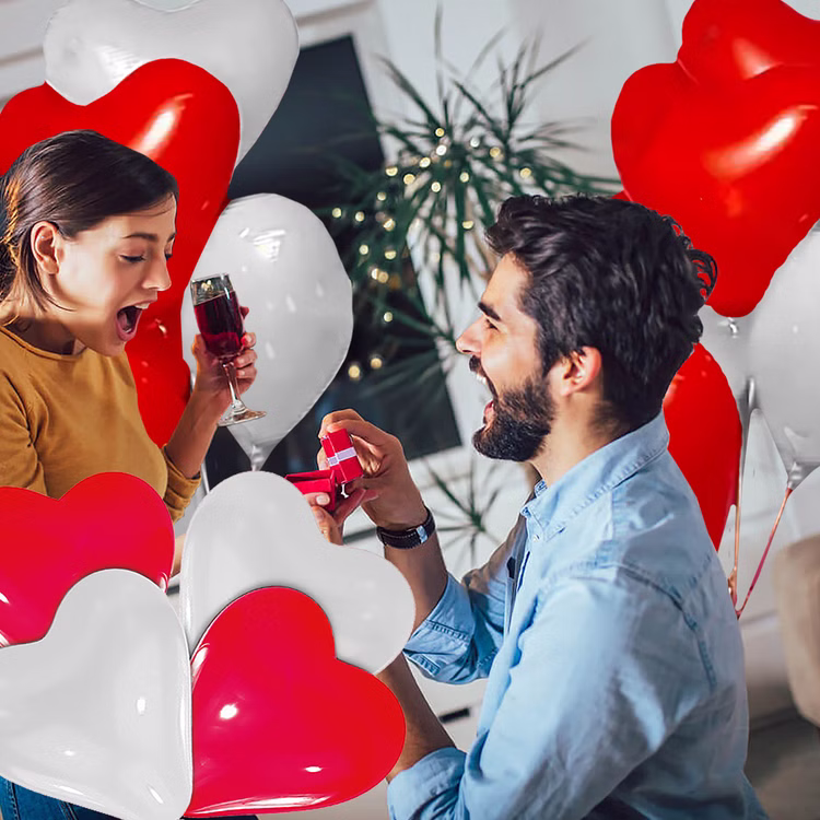 Rote & Weiße Herz Luftballons XXL 40 Stück Ø 40,6 cm Party-Deko Hochzeit Verlobung Muttertag Liebeserklärung Wedding Hochzeits-Deko Ballons zur Trauung fliegen lassen Ballonflugkarten zur Hochzeit Rote & Weiße Herz Luftballons XXL 40 Stück Ø 40,6 cm Party-Deko Hochzeit Verlobung Muttertag Liebeserklärung Wedding Hochzeits-Deko Ballons zur Trauung fliegen lassen Ballonflugkarten zur Hochzeit