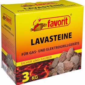Favorit Lavasteine für Gas- und Elektrogrills 3kg