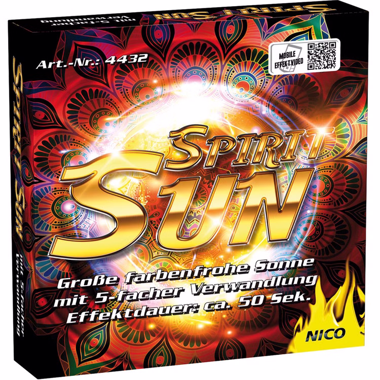 Spirit Sun Effekt-Sonne 50 Sek. von Nico Spirit Sun Effekt-Sonne 50 Sek. von Nico