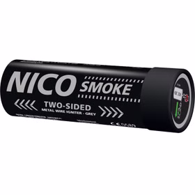 Nico Doppelsmoke Schwarzgrau mit Reißzünder 50 Sek. Nico Doppelsmoke Schwarzgrau mit Reißzünder 50 Sek.