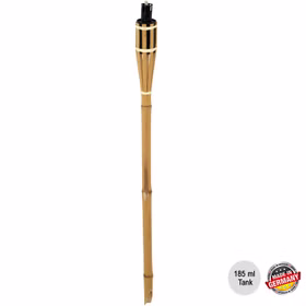 Bambusfackel 10 Stück Gartenfackeln mit Docht je 90 cm lang Outdoor-Fackel Deko Bambusfackel 10 Stück Gartenfackeln mit Docht je 90 cm lang Outdoor-Fackel Deko