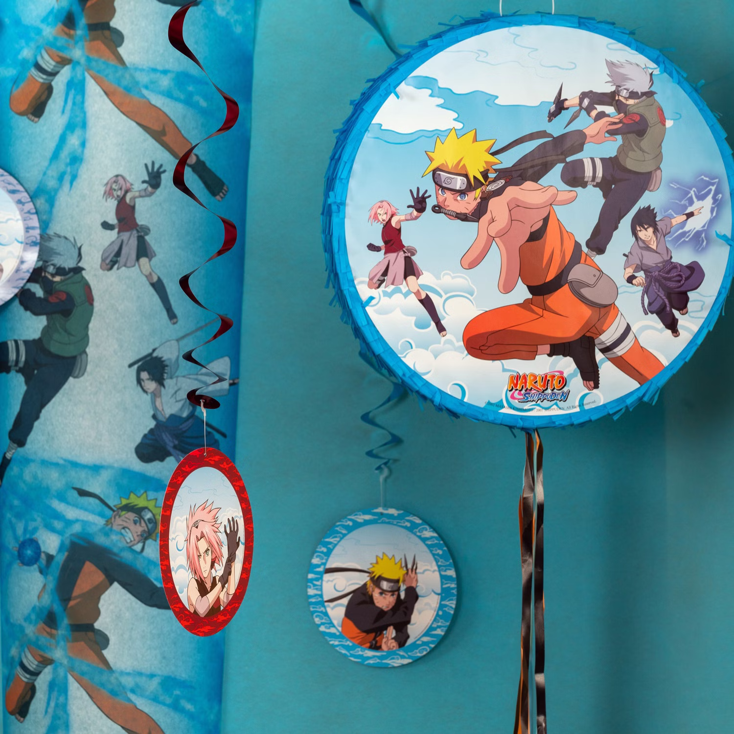 Naruto Pinata rund blau Naruto Shippuden 40 cm Party-Deko für Kinder Party-Zubehör Deko Geburtstag Kindergeburtstag Anime Manga Naruto Pinata rund blau Naruto Shippuden 40 cm Party-Deko für Kinder Party-Zubehör Deko Geburtstag Kindergeburtstag Anime Manga