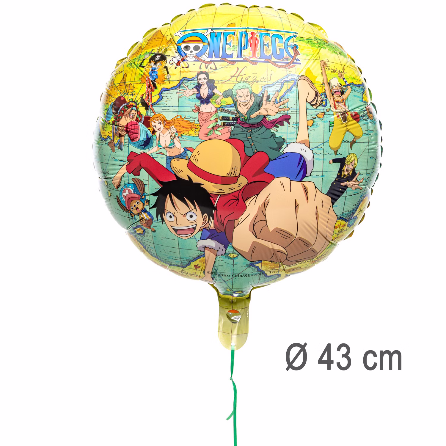 One Piece Folienballon Manga rund Ruffy 43 cm Party-Deko Tisch-Deko Dekoration Geburtstag Kindergeburtstag Manga-Party Mottoparty Serie Comic Ballon Luftballon Pirat Seeräuber Luffy One Piece Folienballon Manga rund Ruffy 43 cm Party-Deko Tisch-Deko Dekoration Geburtstag Kindergeburtstag Manga-Party Mottoparty Serie Comic Ballon Luftballon Pirat Seeräuber Luffy