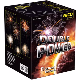 Double-Power Feuerwerk Batterie 30 Sek. von Nico Double-Power Feuerwerk Batterie 30 Sek. von Nico