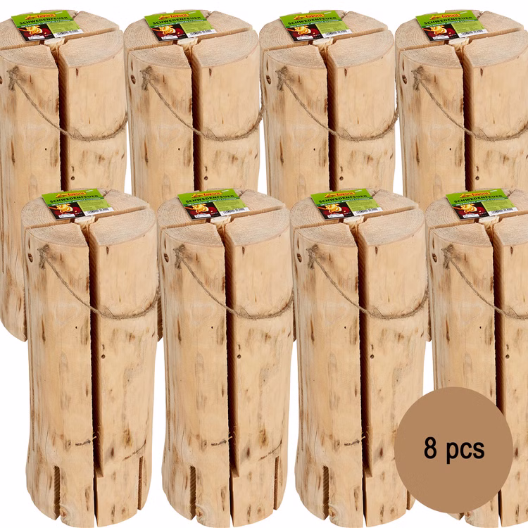 8x Schwedenfeuer 47 x 18 cm naturbelassenes Holz 120 min Brenndauer Outdoor 8 Stück Naturholz Garten Grillen Sommerparty 8x Schwedenfeuer 47 x 18 cm naturbelassenes Holz 120 min Brenndauer Outdoor 8 Stück Naturholz Garten Grillen Sommerparty