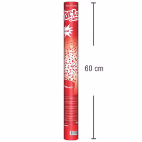 4 Confetti Shooter Rot Konfetti Kanone 60 cm lang Party Popper Geburtstag Hochzeit Deko 4 Confetti Shooter Rot Konfetti Kanone 60 cm lang Party Popper Geburtstag Hochzeit Deko