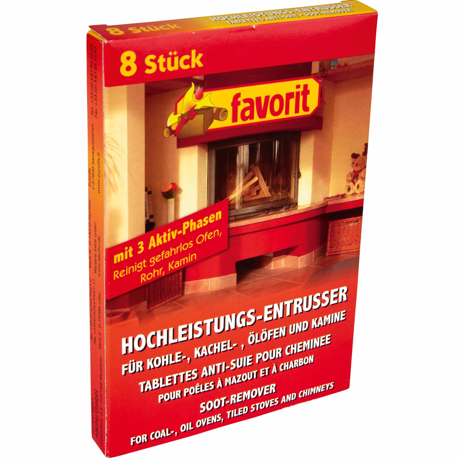 8 Würfel Hochleistungsentrußer für Kamin, Kachel- und Ölofen der Firma Favorit 8 Würfel Hochleistungsentrußer für Kamin, Kachel- und Ölofen der Firma Favorit