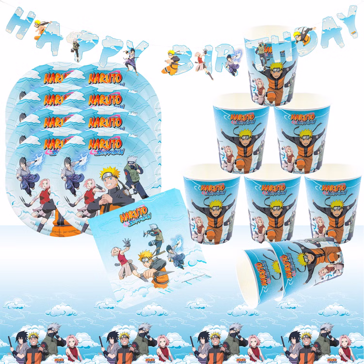 Naruto Shippuden Party-Set Kindergeburtstag 38-tlg. Party-Deko Tischdeko Deko Dekoration Kindergeburtstag Geburtstag Manga Anime Comic Filmheld Party-Geschirr Naruto Shippuden Party-Set Kindergeburtstag 38-tlg. Party-Deko Tischdeko Deko Dekoration Kindergeburtstag Geburtstag Manga Anime Comic Filmheld Party-Geschirr