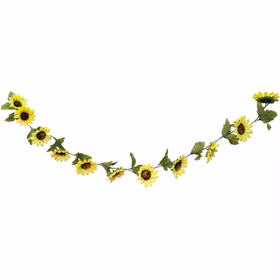Sonnenblumen Girlande 220 cm lang Kunstblume Deko Geburtstag Hochzeit DIY Basteln Tischdeko Wanddeko DIY Dekoration Zuhause Blumenranke Sonnenblumen Girlande 220 cm lang Kunstblume Deko Geburtstag Hochzeit DIY Basteln Tischdeko Wanddeko DIY Dekoration Zuhause Blumenranke