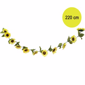 Sonnenblumen Girlande 220 cm lang Kunstblume Deko Geburtstag Hochzeit DIY Basteln Tischdeko Wanddeko DIY Dekoration Zuhause Blumenranke Sonnenblumen Girlande 220 cm lang Kunstblume Deko Geburtstag Hochzeit DIY Basteln Tischdeko Wanddeko DIY Dekoration Zuhause Blumenranke