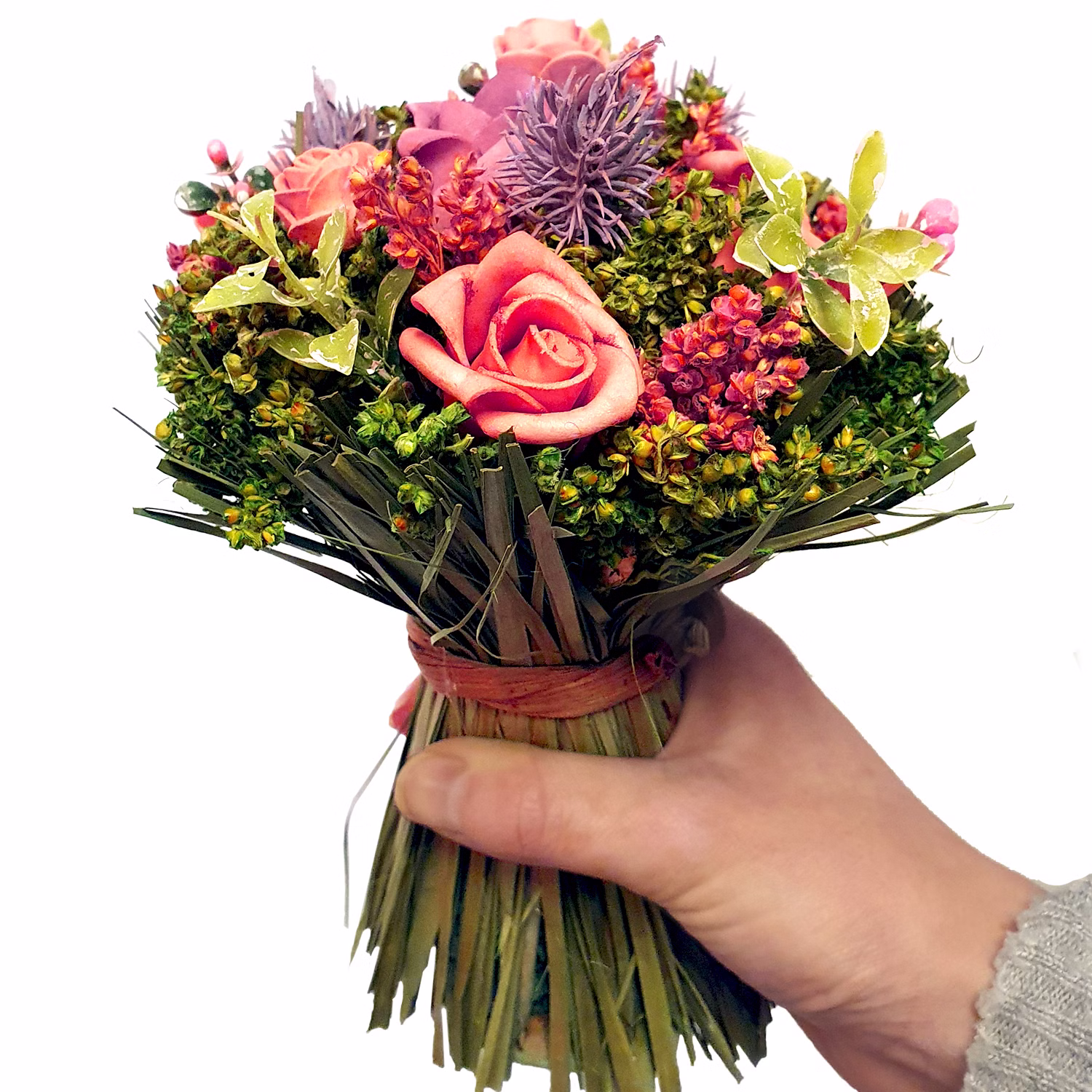 Blumenstrauß ländlich 16 x 20 cm Rosen Kunstblumen gebunden Tisch-Deko Wohn-Deko Accessoire Blumen Tisch-Deko für jeden Anlass Hochzeit Geburtstag Sommerfest Blumenstrauß ländlich 16 x 20 cm Rosen Kunstblumen gebunden Tisch-Deko Wohn-Deko Accessoire Blumen Tisch-Deko für jeden Anlass Hochzeit Geburtstag Sommerfest