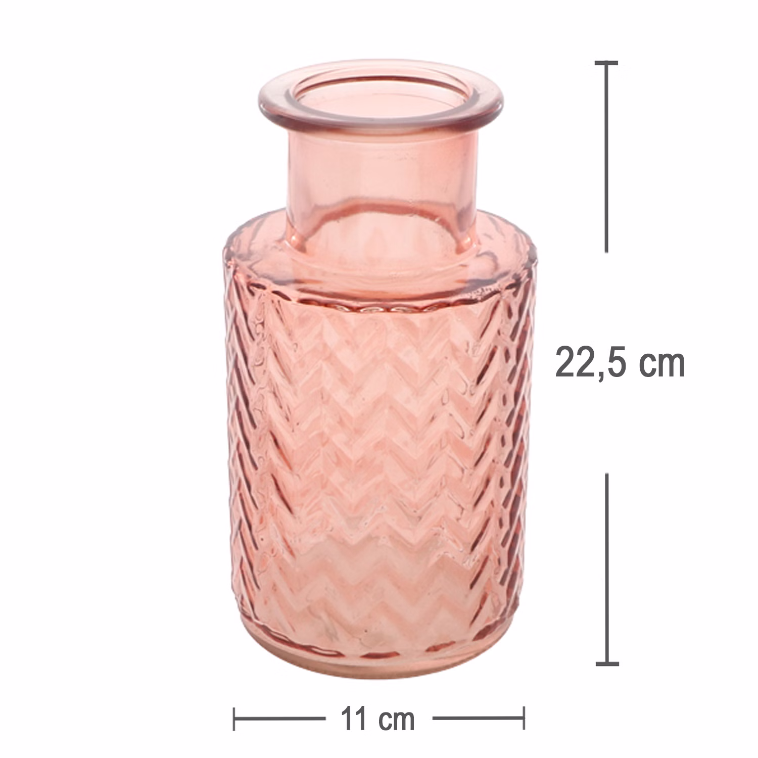 Vase aus Glas Altrosa 11 x 22,5 cm Blumenvase Tisch-Deko Hochzeit Geburtstag Vintage Deko-Zubehör Dekoration für jeden Anlass Sommerfest Garten-Party Wohn-Accessoire Vase aus Glas Altrosa 11 x 22,5 cm Blumenvase Tisch-Deko Hochzeit Geburtstag Vintage Deko-Zubehör Dekoration für jeden Anlass Sommerfest Garten-Party Wohn-Accessoire